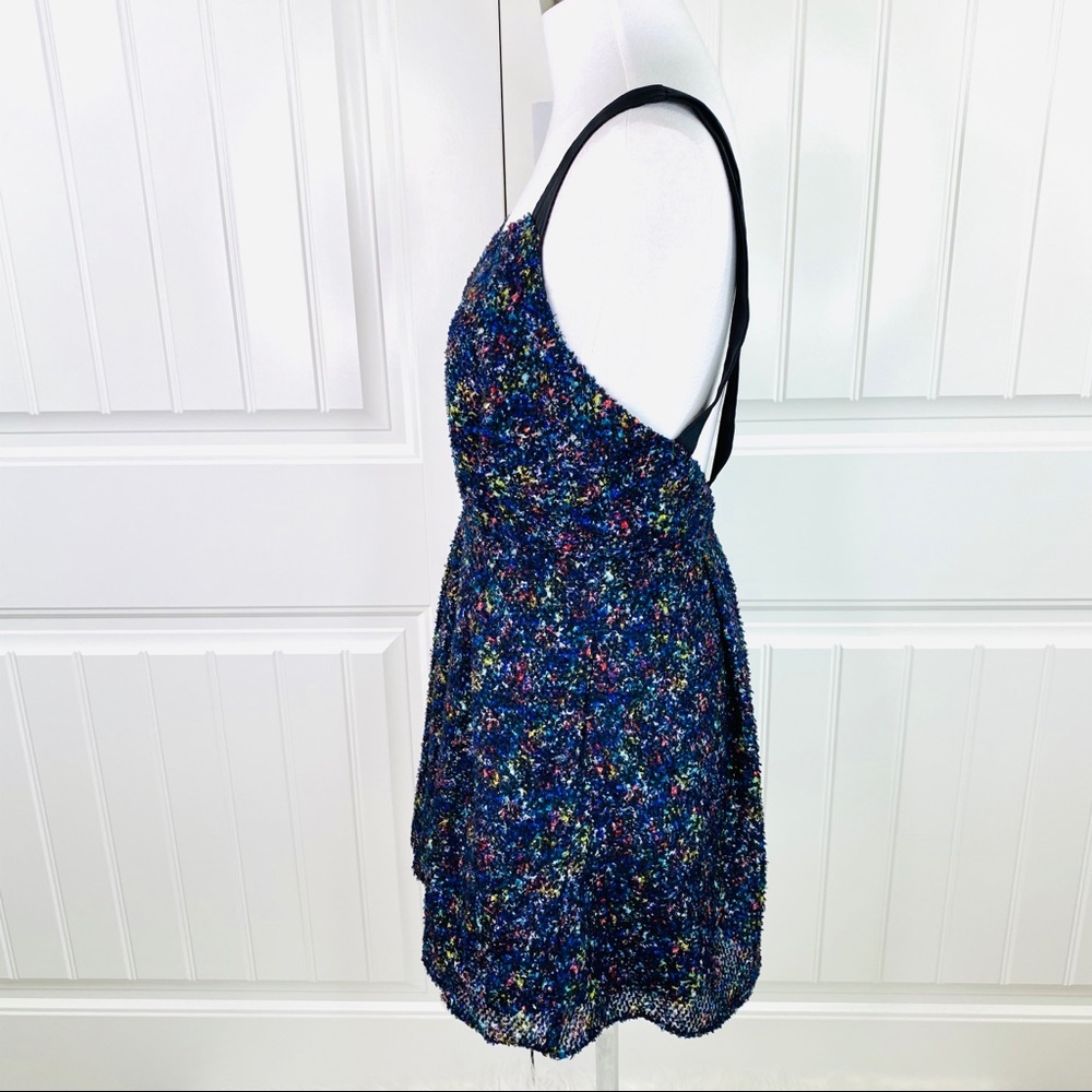 Bcbgeneration Multicolor Confetti Tweed Mini Dress - image 4